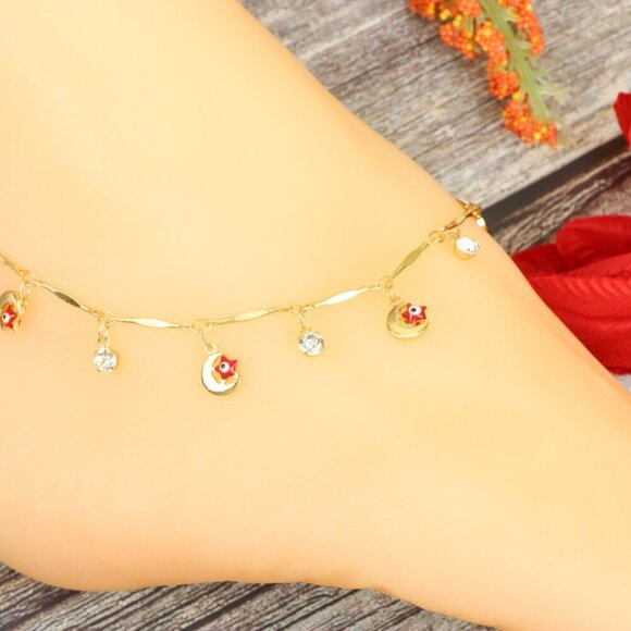 "Elegant Handmade Anklet – Delicate Jewelry for Women, MAR091847 - Picture 6 of 10